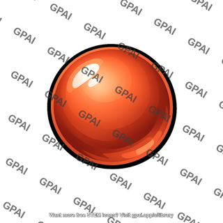 Copper atom sphere