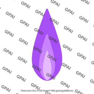 Burner flame lilac
