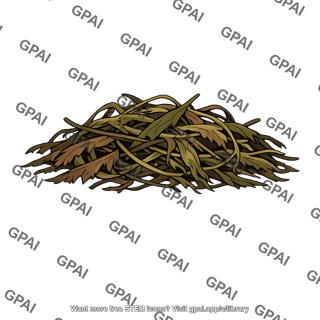 Dead decaying plant matter