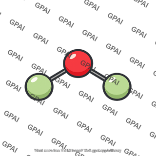 Oxygen difluoride molecule