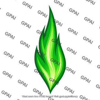 Flame green
