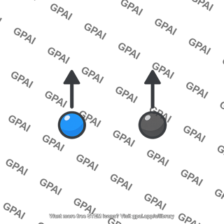 Electron spin up with sphere