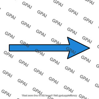 Blue arrow