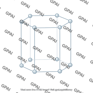 Simple cubic unit cell