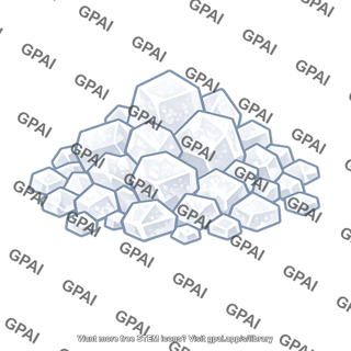 Epsom salt crystal