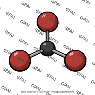 Trigonal planar molecule