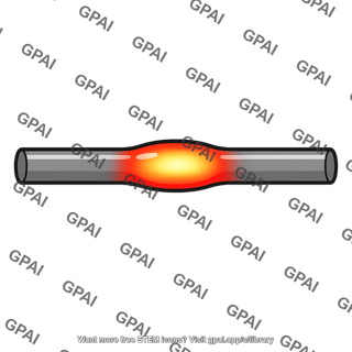 Molten silicon zone