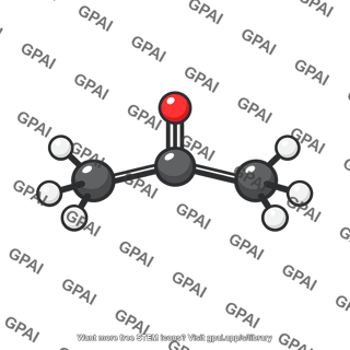 Propanone molecule