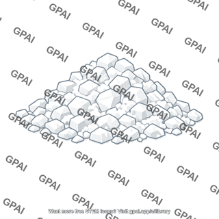 Barium hydroxide octahydrate crystals