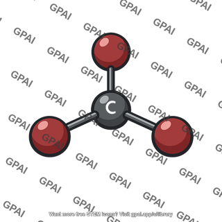 Carbon tribromide model