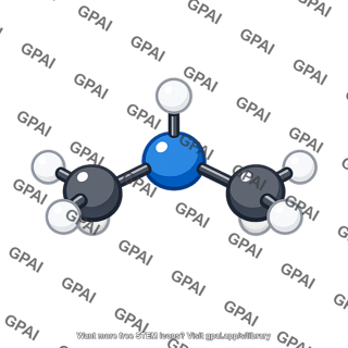 Dimethylamine molecule