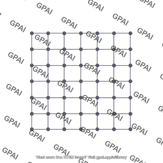 Crystal lattice 2d square