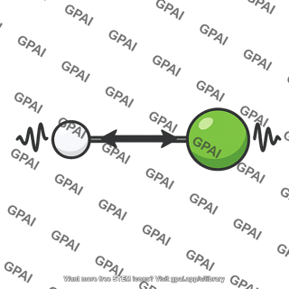 Hydrogen chloride molecule vibrational