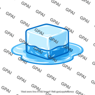 Water ice equilibrium