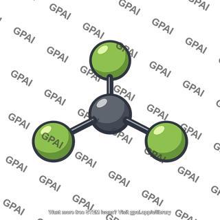 Trigonal planar molecule