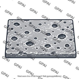 Iron surface pitted