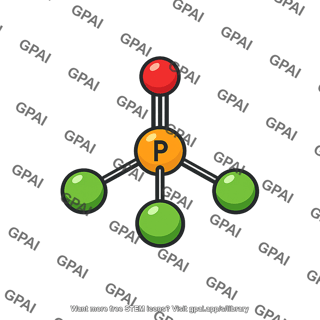 Phosphoryl chloride molecule