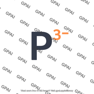 Phosphide 3minus ion