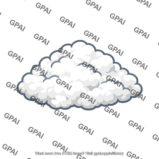 Fluffy cloud