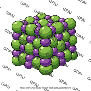 Sodium chloride lattice