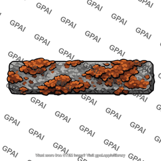 Corroded iron