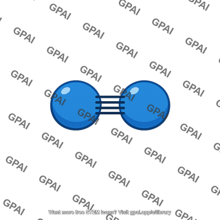 Nitrogen gas molecule