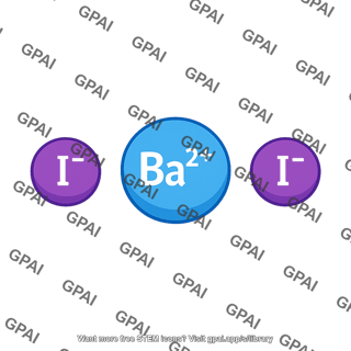 Barium iodide formula unit