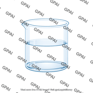 Beaker with liquid