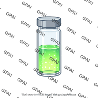 Sample vial photoluminescent