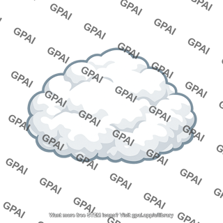 Fluffy cloud