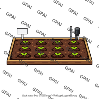 Experimental garden plot