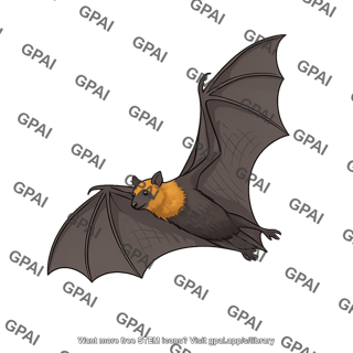 Fruit bat pteropus