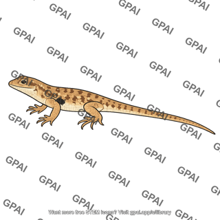 Side blotched lizard male