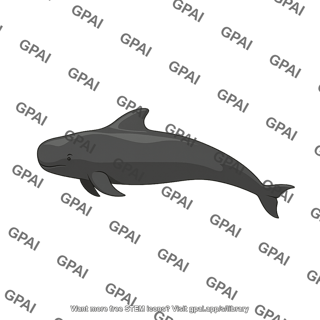 Short finned pilot whale globicephala macrorhynchus male