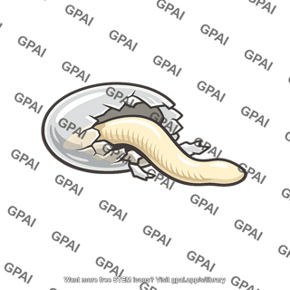 Trematode cyst hatched