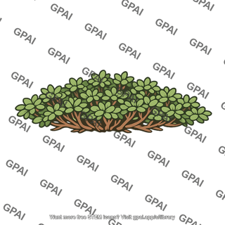 Dwarf woody shrub