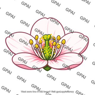 Pink flower bloom