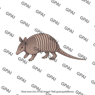 Nine banded armadillo dasypus novemcinctus