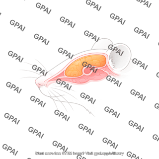 Mouse sinus sagittal on head
