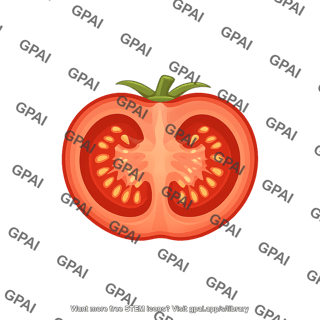 Tomato fruit half