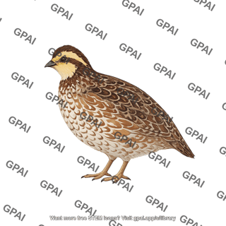 Bobwhite quail colinus virginianus female