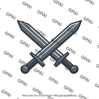 Crossed swords