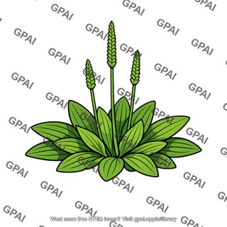 Plantain plant