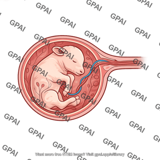 Cow in utero fetus