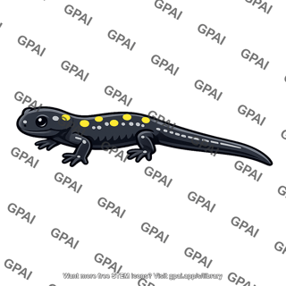Juvenile spotted salamander