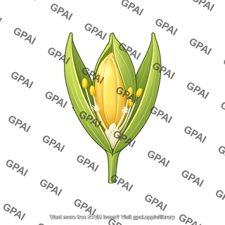 Rice grain ripening in floret 1