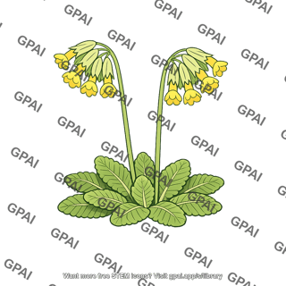 Primula veris plant