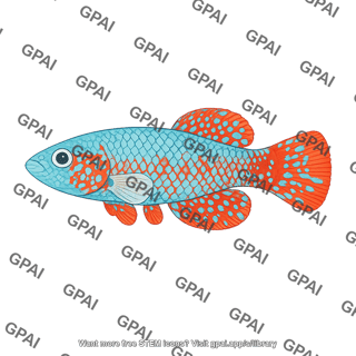 Turquoise killifish nothobranchius furzeri male klara no organs