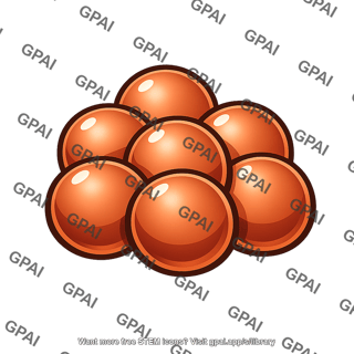 Copper atomic spheres