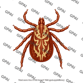 American dog tick dermacentor variabilis male